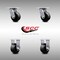 Service Caster 4 Inch SS Glass Filled Nylon Caster Set with Roller Bearing 2 Swivel 2 Rigid SCC SCC-SS30S420-GFNR-2-R-2 - alternate 6